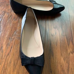 Nine West ballerina flats with ribbon